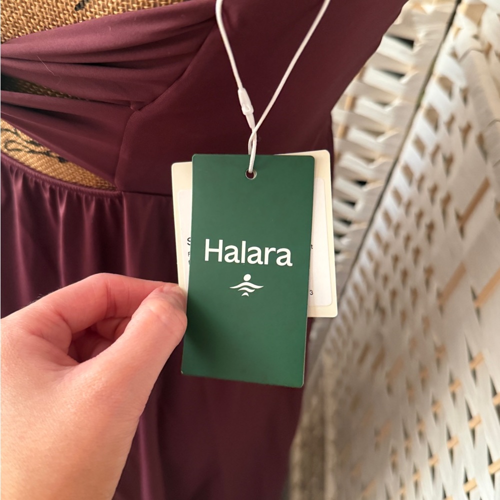 HALARA Burgundy Midi Dress - Picture 11 of 11